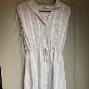 Tan cream sundress